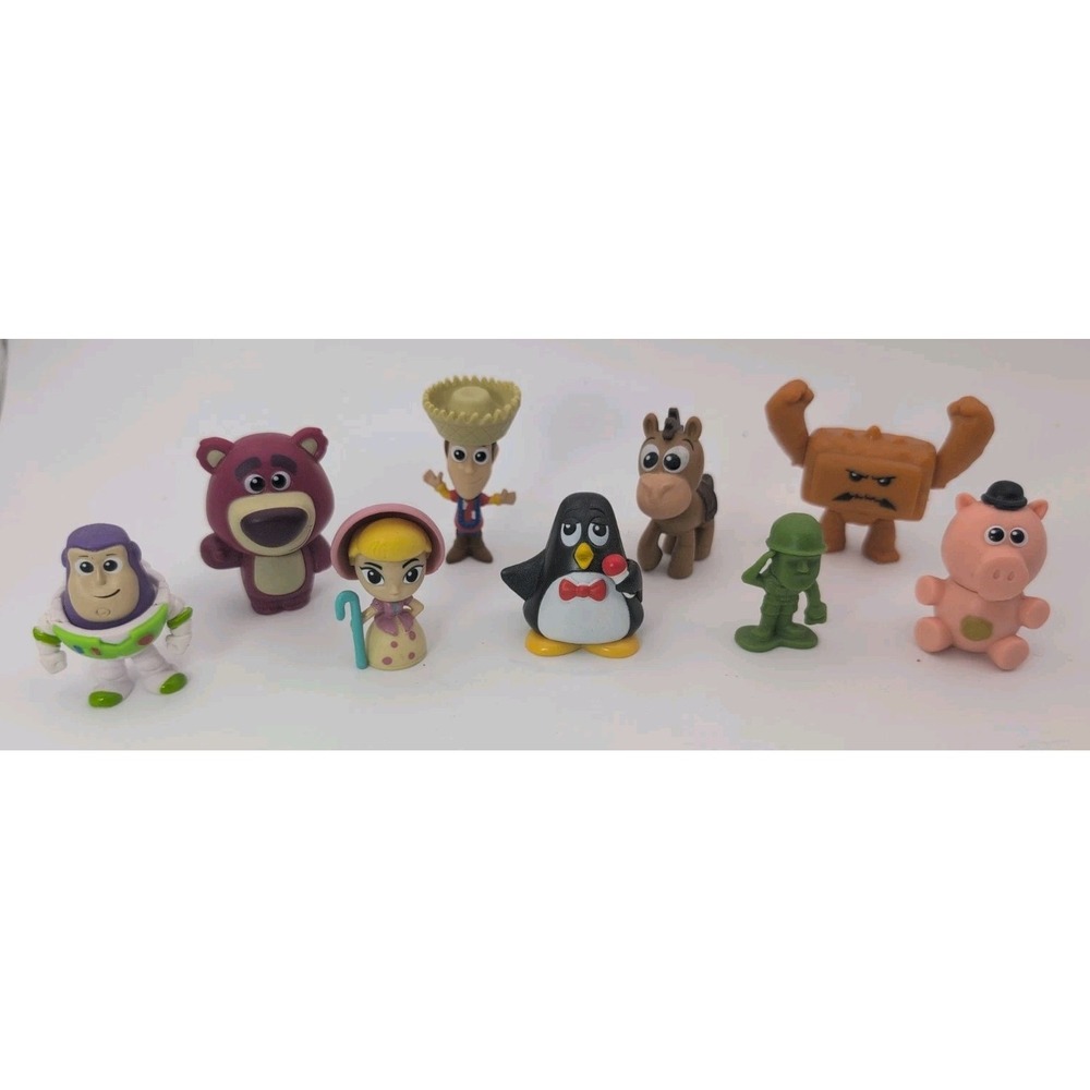 Disney Pixar Toy Story 3 Blind Box Series 6 Lot Of 9 1.5" Figures Woody Buzz